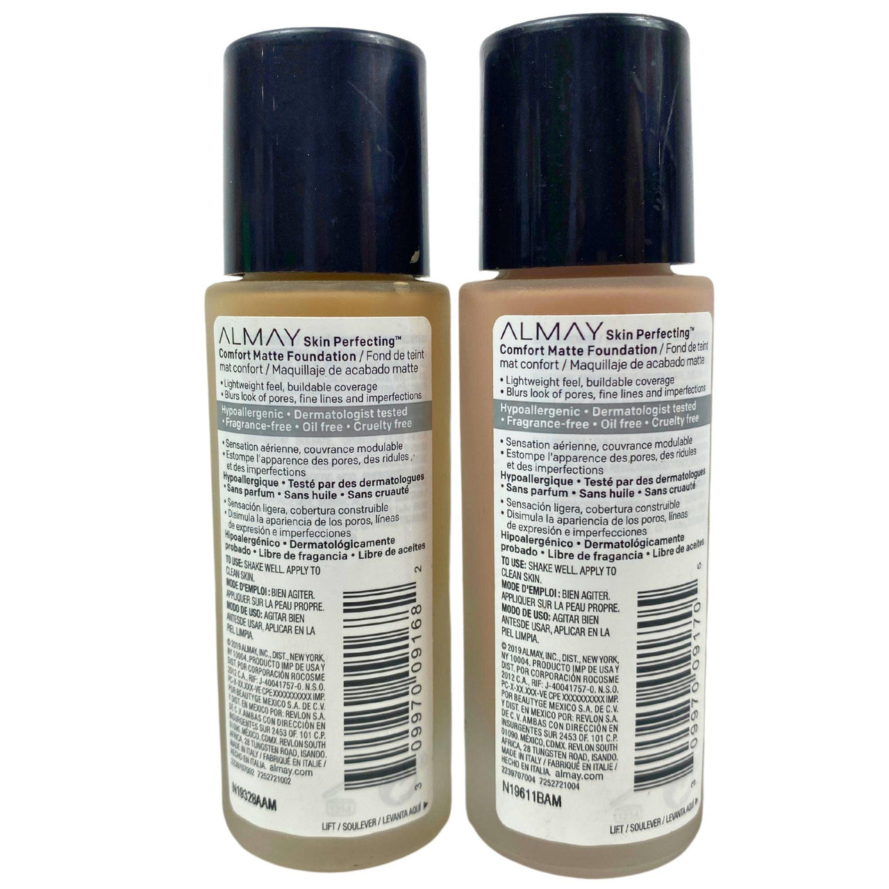 Almay Skin Perfecting Comfort Matte Foundation Hypoallergenic Assorted Mix (50 Pcs Lot) - Discount Wholesalers Inc
