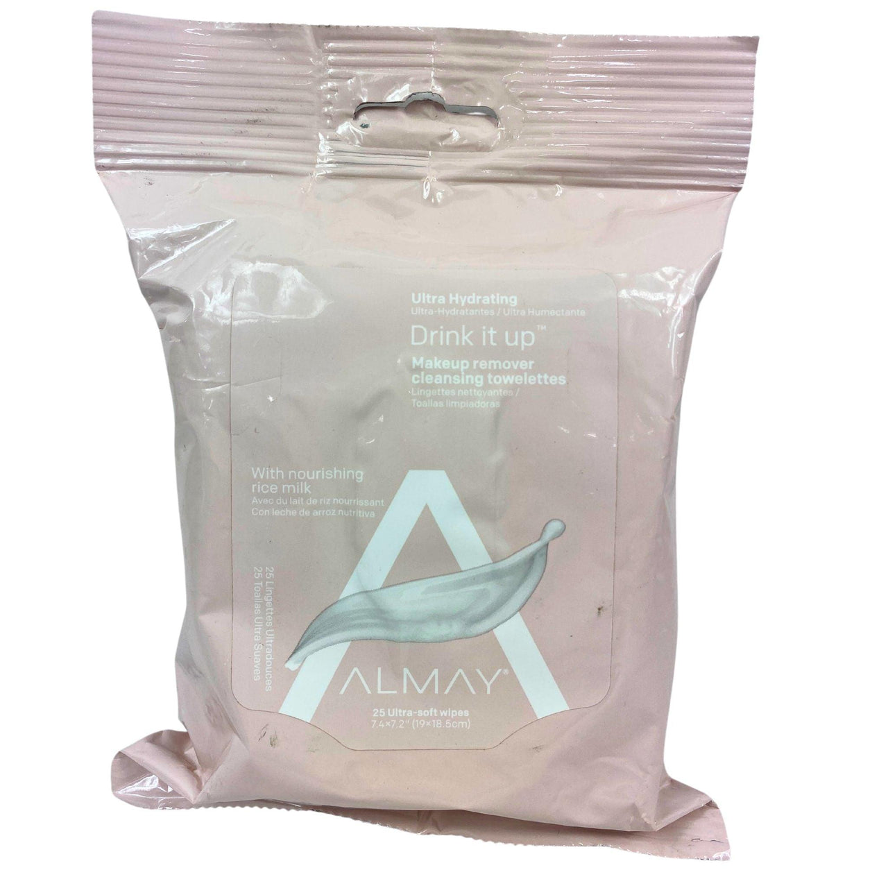 Almay Ultra Hydrating Drink it up Makeup Remover Cleansing Towelettes (50 Pcs Lot) - Discount Wholesalers Inc