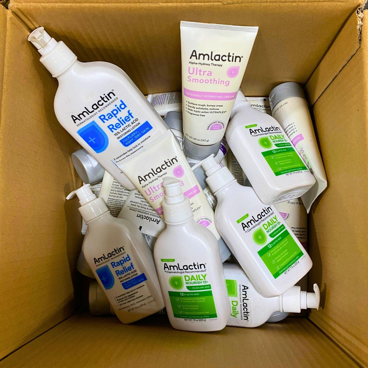 Amlactin Skin Care Assorted (23 Pcs Lot) - Discount Wholesalers Inc