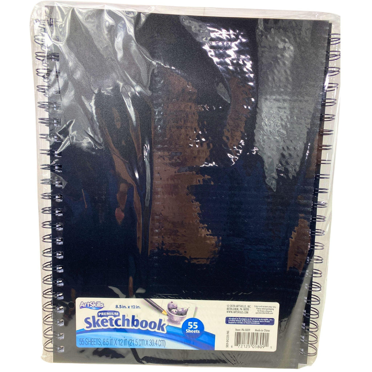 Artskills Premium Sketchbook 55 Sheets 8.5in x 12in (50 Pcs Lot) - Discount Wholesalers Inc
