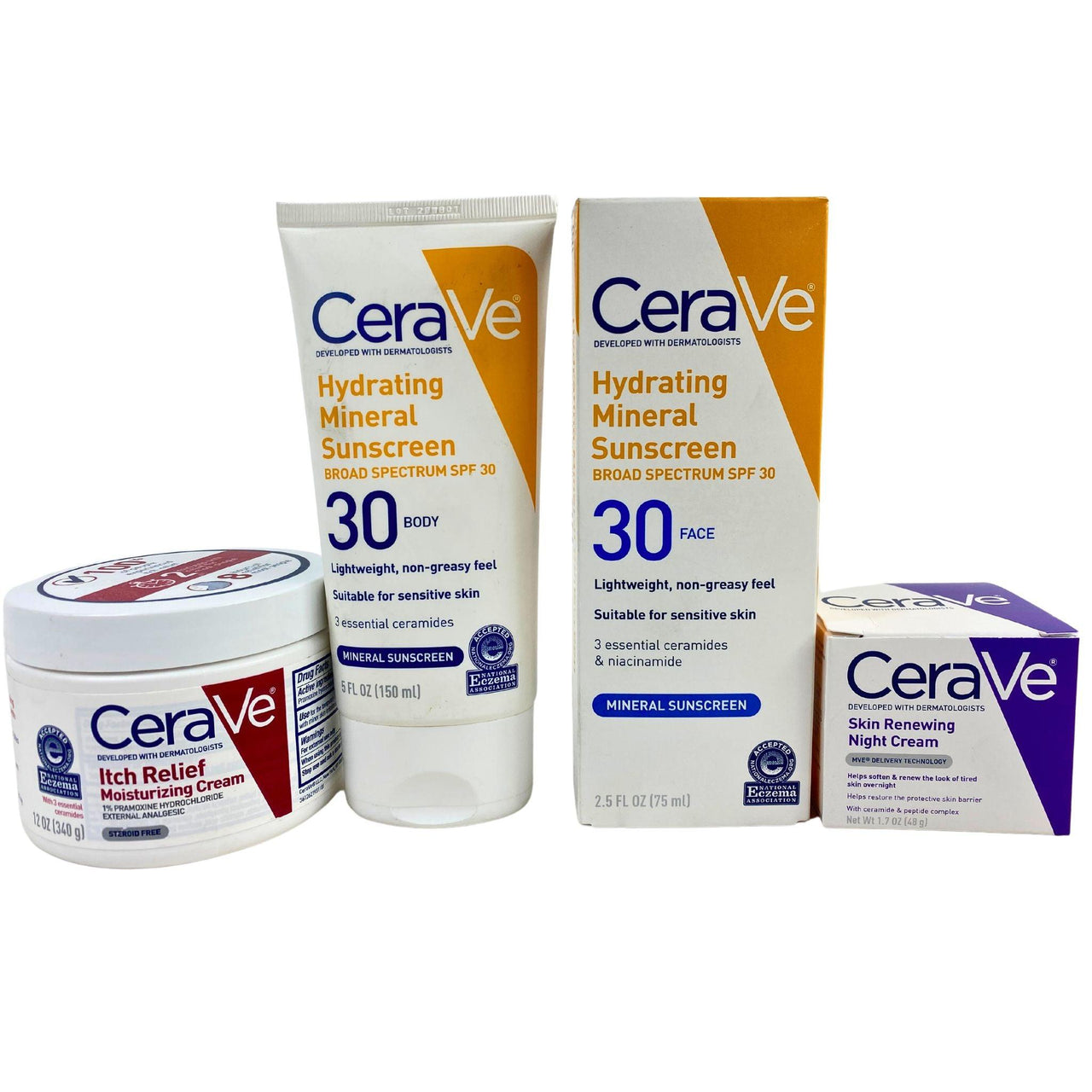 Assorted CeraVe Creams & Lotions (50 Pcs Lot) - Discount Wholesalers Inc