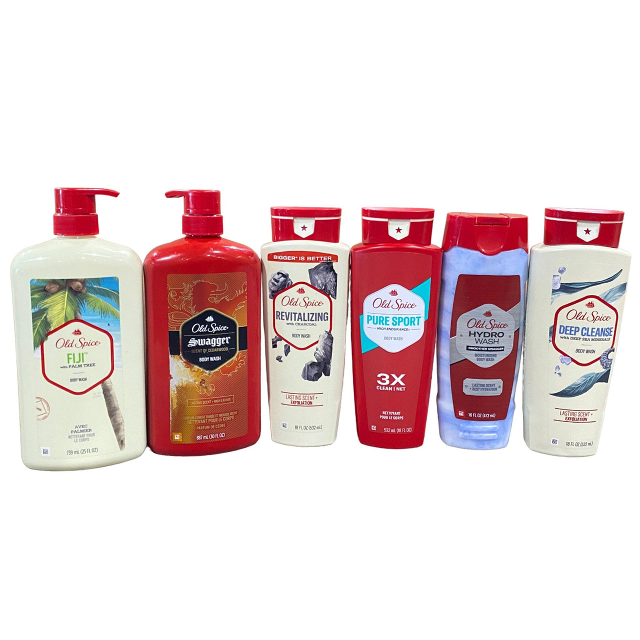 Assorted Old Spice Bodywash (24 Pcs Box) - Discount Wholesalers Inc