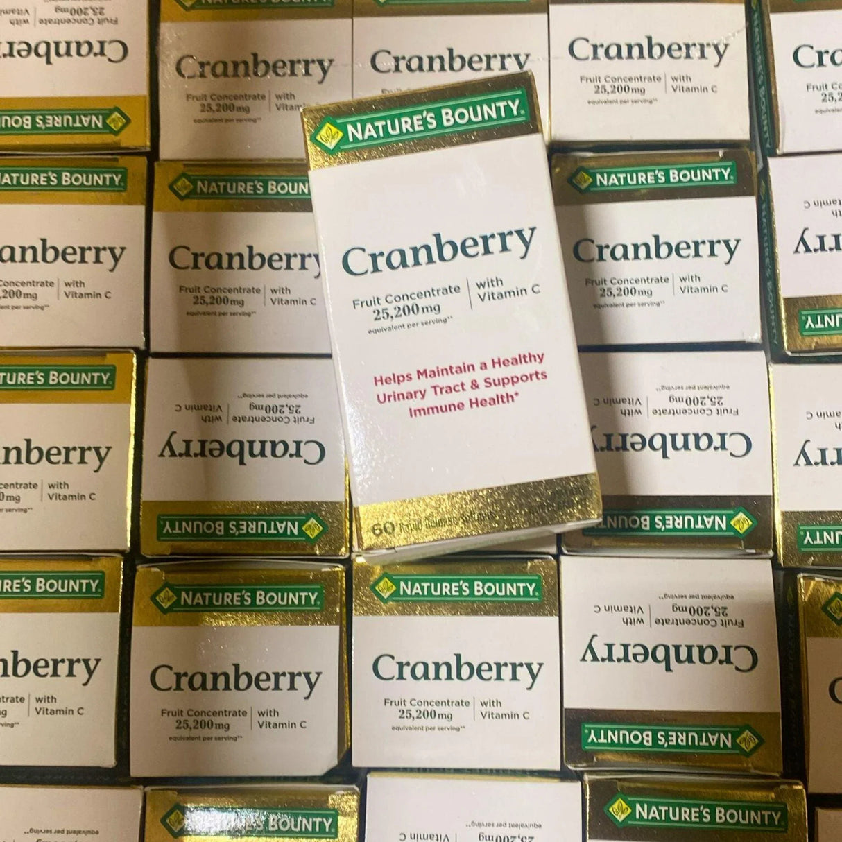 Nature's Bounty Cranberry Helps Mantain a Healthy Urinary Tract 200mg