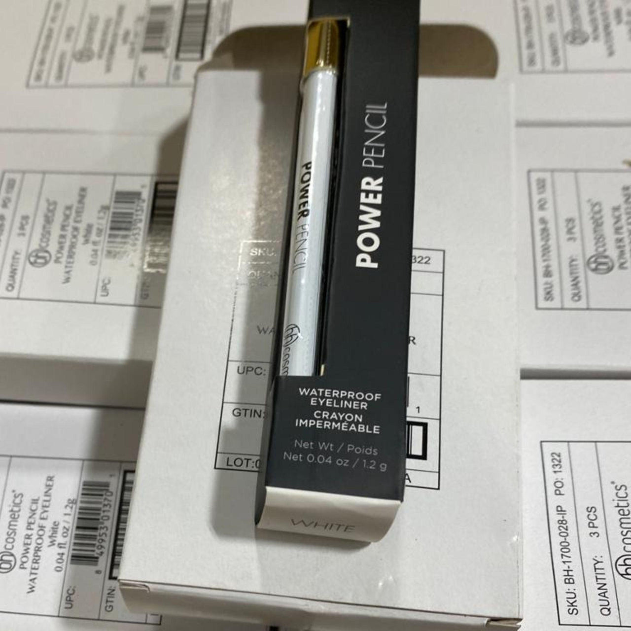 BH Cosmetics Power Pencil Waterproof Eyeliner 0.04oz (50 Pcs Lot) - Discount Wholesalers Inc
