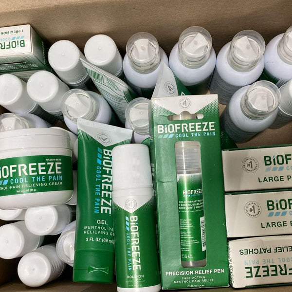 Biofreeze Assorted Cool The Pain (40 Pcs Lot) - Discount Wholesalers Inc