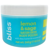 Thumbnail for Bliss Lemon & Sage Satin Skin Body Polish with shea butter & coconut oil 8.5oz (50 Pcs Lot) - Discount Wholesalers Inc