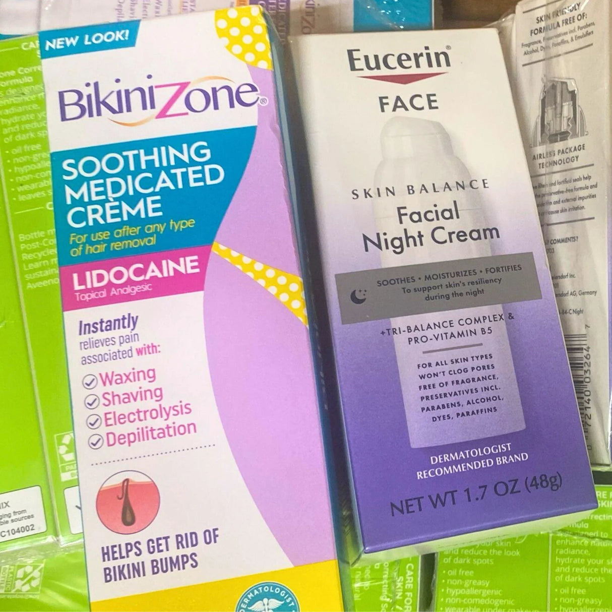 Eucerin , Bikini Zone & Aveeno Assorted Mix