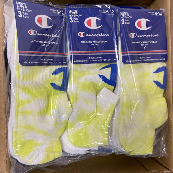 Champion Socks (3 Pair / Pack - 12 Pks/Case) - Discount Wholesalers Inc