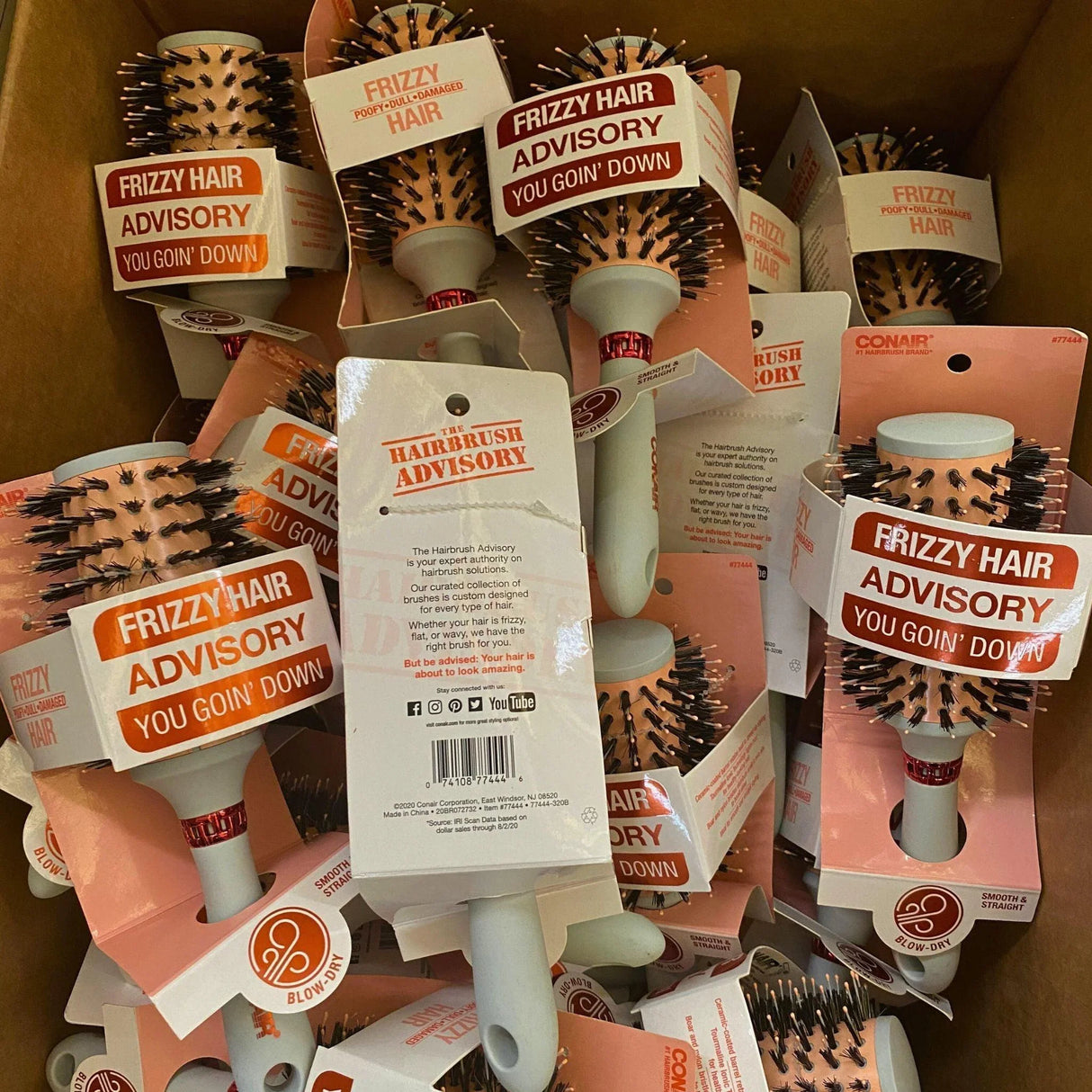 Conair Frizzy Hair Advisory You Goin Smooth & Straight Blow-Dry (75 Pcs lot) - Discount Wholesalers Inc