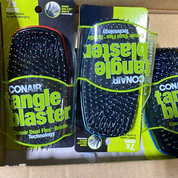 Conair Tangle Blaster Conair Dual Flex Bristle Technology (80 Pcs Lot) - Discount Wholesalers Inc
