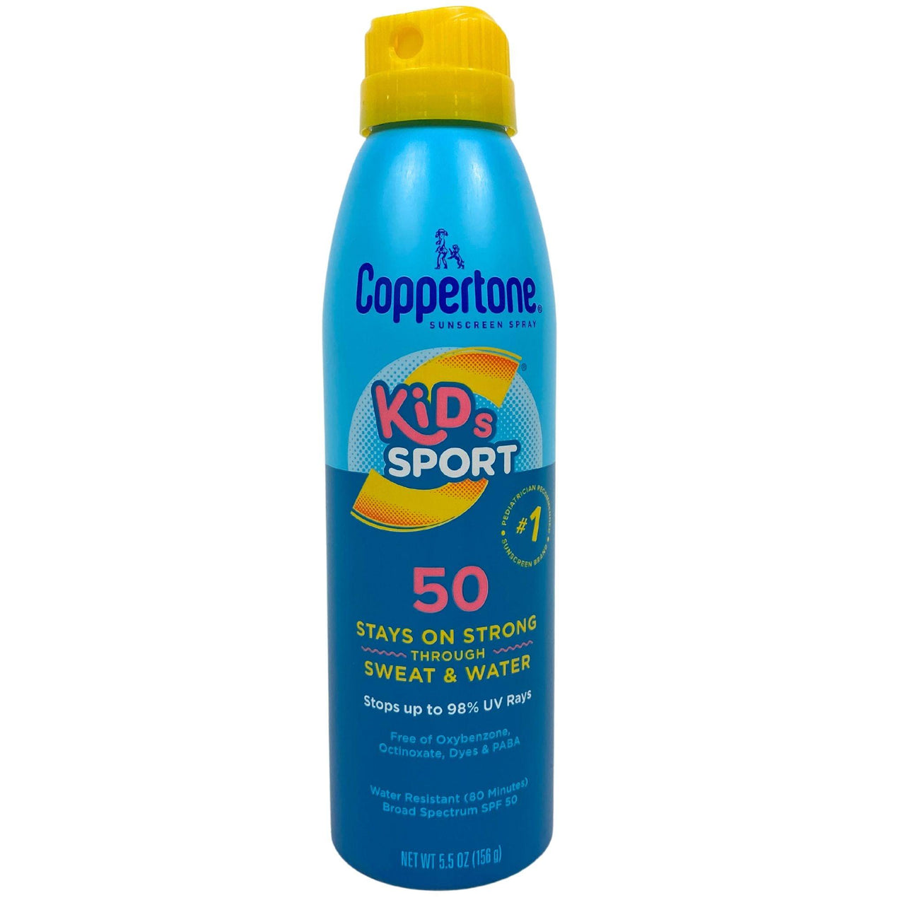 Coppertone Kids Sport SPF 50 Stays on Strong Through Sweat & Water 5.5OZ (50 Pcs Lot) - Discount Wholesalers Inc
