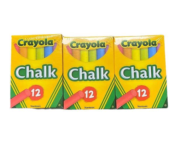 Crayola Chalk 12 Pieces Colorful  Discount Wholesalers – Discount  Wholesalers Inc