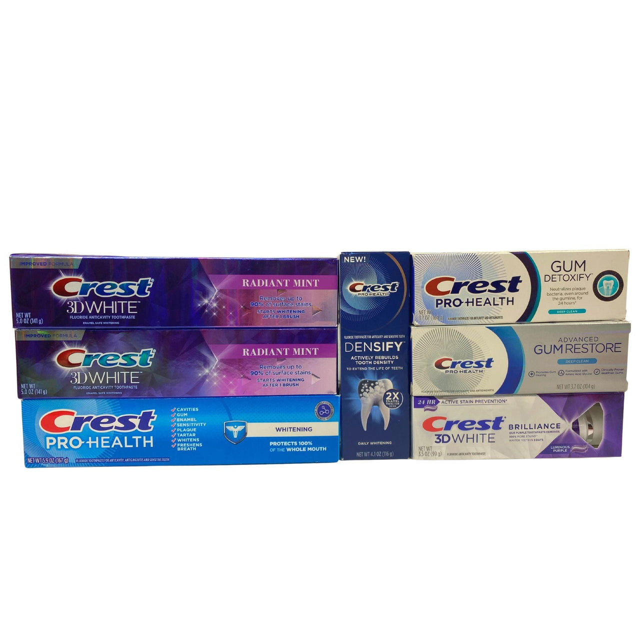 Crest Assorted Toothpaste Mix (50 Pcs Lot) - Discount Wholesalers Inc