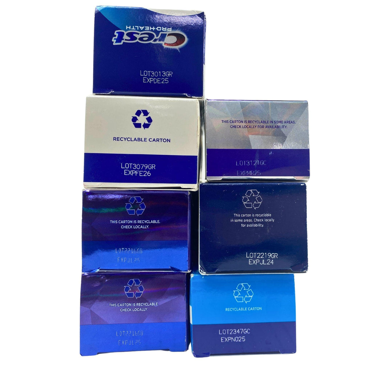 Crest Assorted Toothpaste Mix (50 Pcs Lot) - Discount Wholesalers Inc