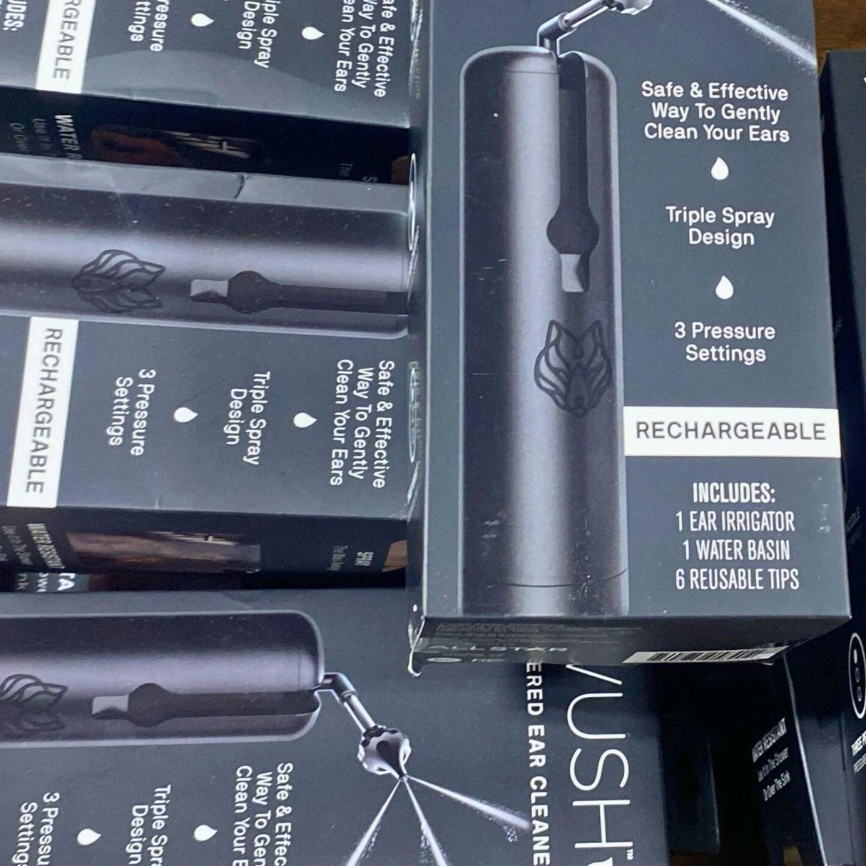 WUSH Powered Ear Cleaner 3 Pressure Settings