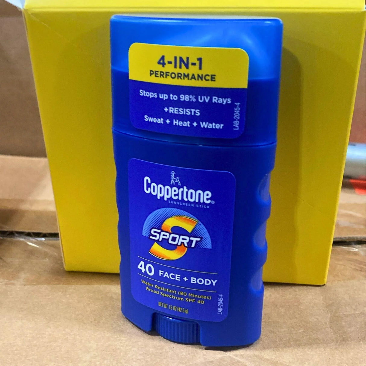Coppertone Sunscreen Stick Sport 40 Face + Body
