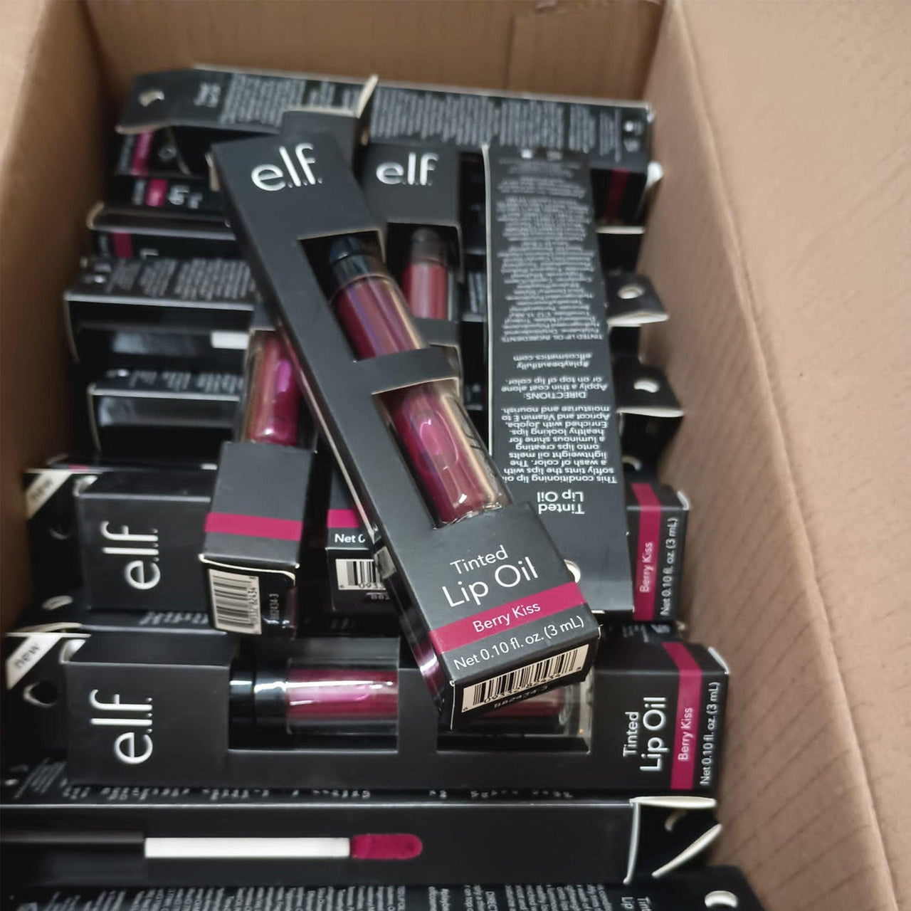 ELF Tinted Lip Oil Berry Kiss (50 Pcs Box) - Discount Wholesalers Inc