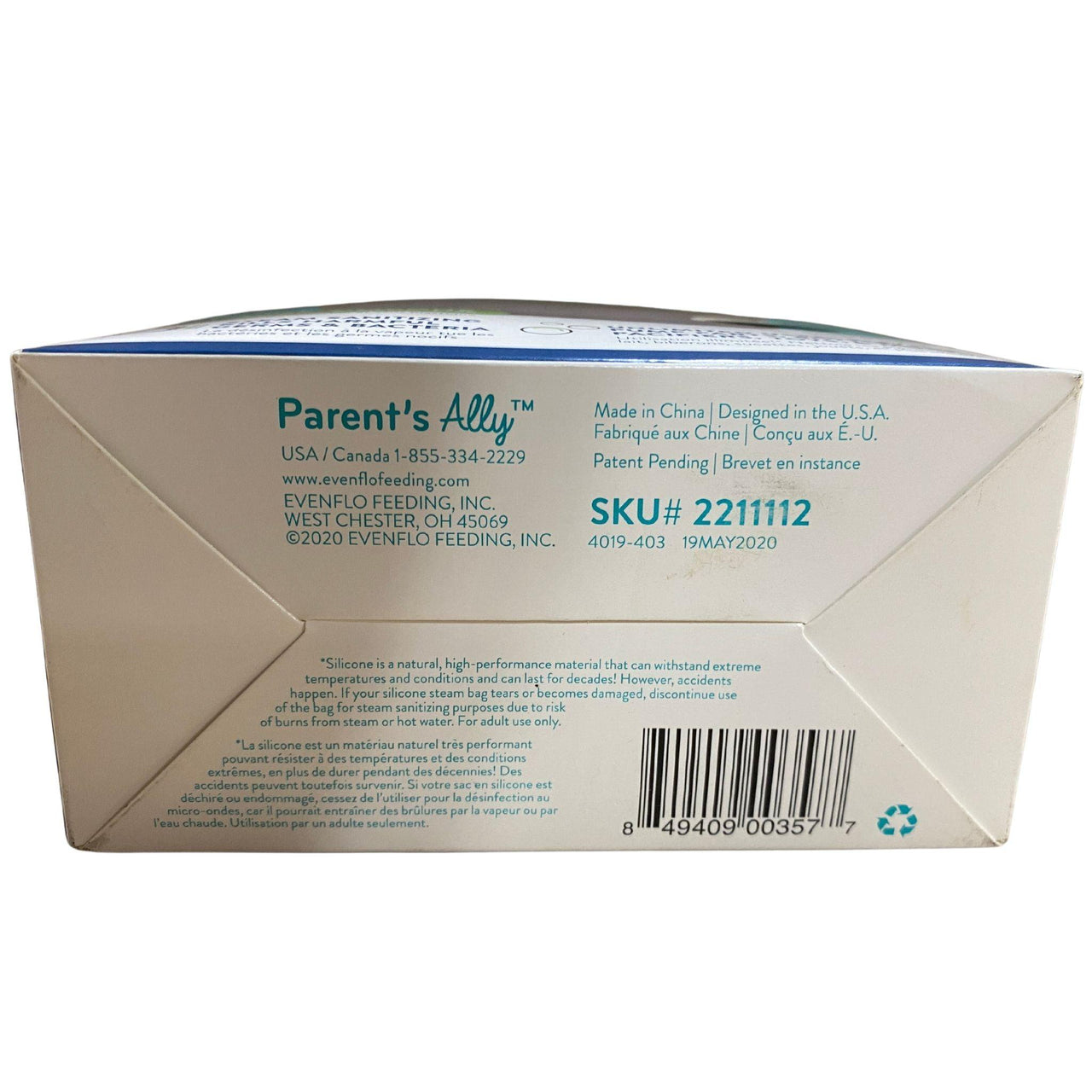 Evenflo Feeding Silicone Steam Sanitizing Bag (40 Pcs Lot) - Discount Wholesalers Inc