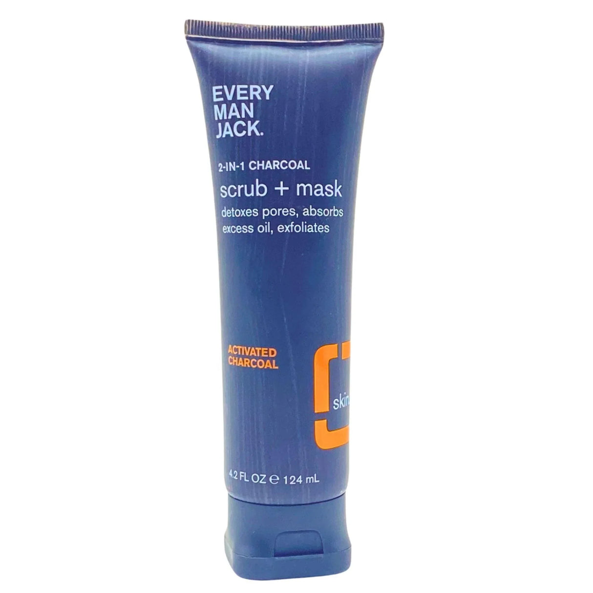 Every Man Jack 2 In 1 Charcoal Scrub + Mask 4.2OZ (50 Pcs Lot) - Discount Wholesalers Inc