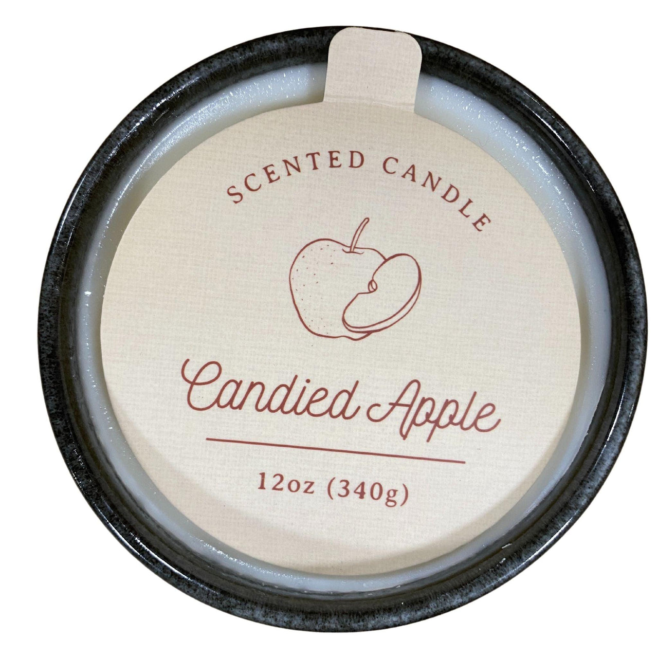 Fall Into Autumn Scented Candle Candied Apple 12OZ (12 Pcs Box) - Discount Wholesalers Inc
