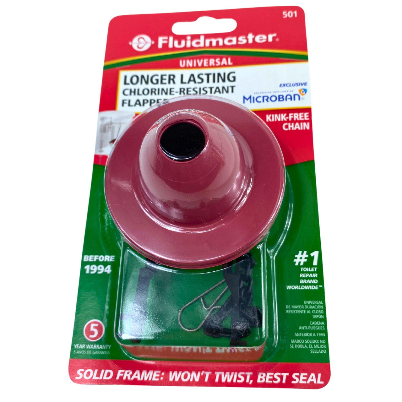 Fluidmaster Universal Toilet Tank Flapper Chlorine Resistant 2 (35 Pcs Lot) - Discount Wholesalers Inc