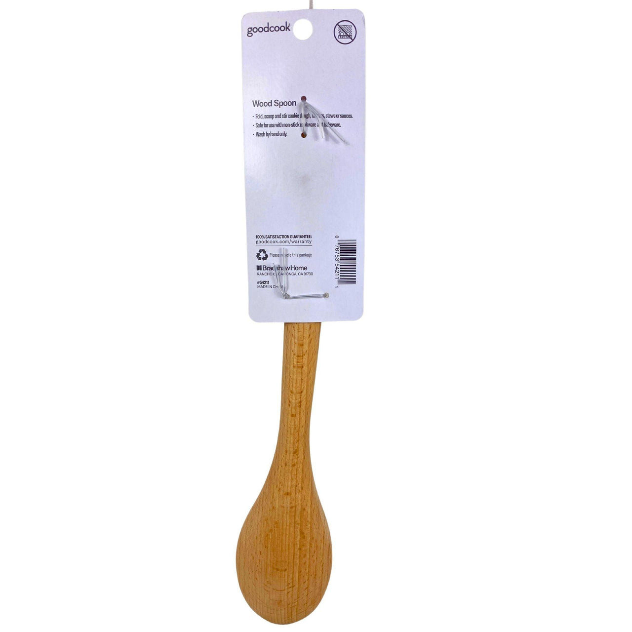 Goodcook Essentials Wood Spoon Safe On Nonstick Surfaces (48 Pcs Lot) - Discount Wholesalers Inc