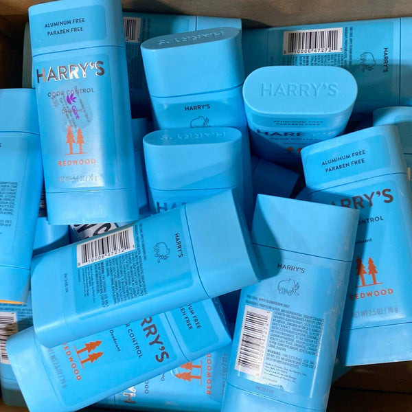 Harry's Odor Control Deodorant Redwood 2.5OZ (30 Pcs Lot) - Discount Wholesalers Inc