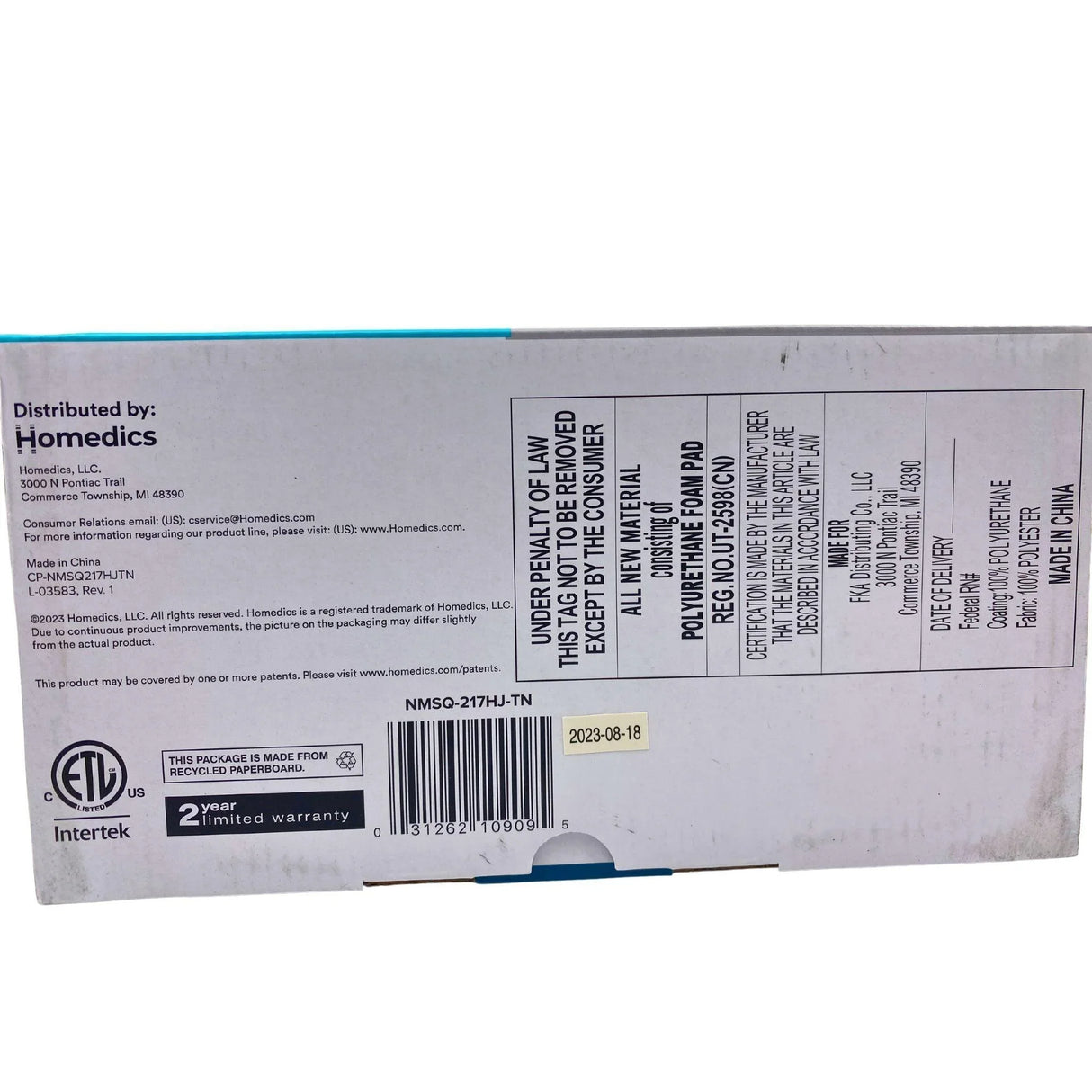 Homedics Relief for Every Body Vibration Neck Massager (24 Pcs Lot) - Discount Wholesalers Inc