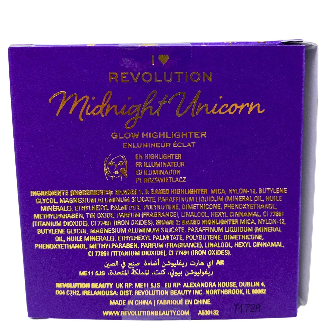 I Heart Revolution Midnight Unicorn Glow Highlighter (30 Pcs lot) - Discount Wholesalers Inc