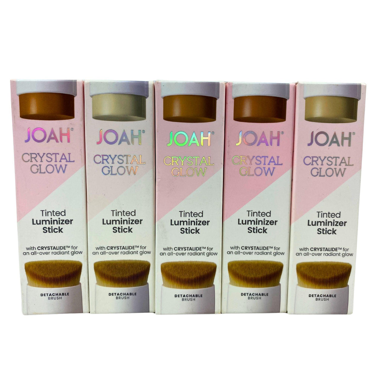 Joah Crystal Glow Tinted Luminizer Stick 0.4OZ Assorted Mix (50 Pcs Lot) - Discount Wholesalers Inc