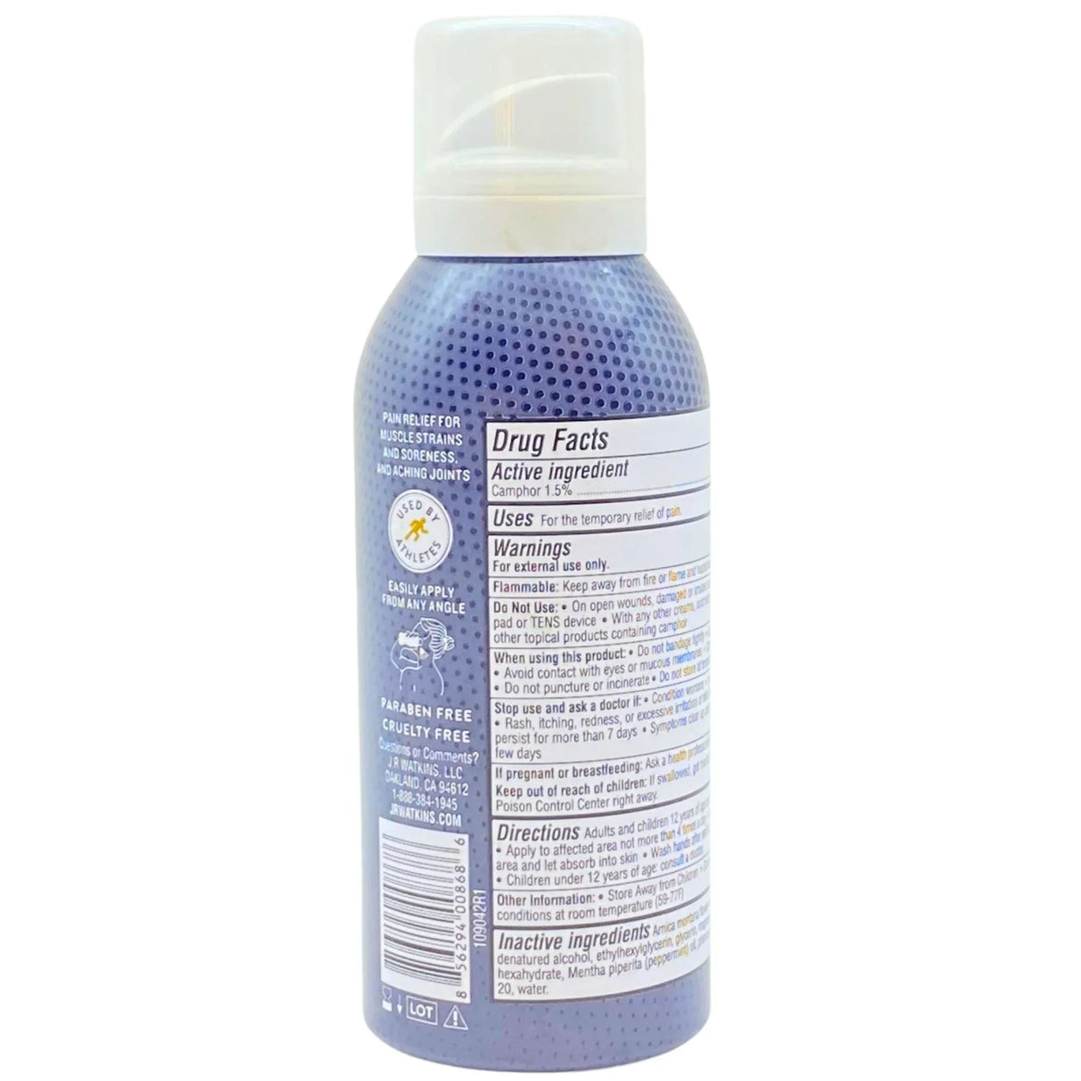 JR Watkins Remedies for Body Muscle Pain Relief Spray 4OZ (40 Pcs Lot) - Discount Wholesalers Inc