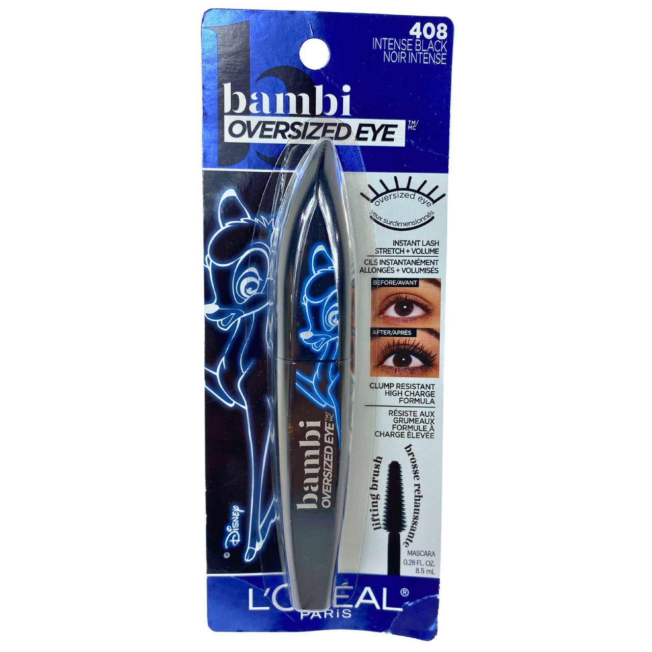 L'Oreal Bambi Oversized Eye Instant Lash Stretch 0.28oz (45 Pcs Lot) - Discount Wholesalers Inc