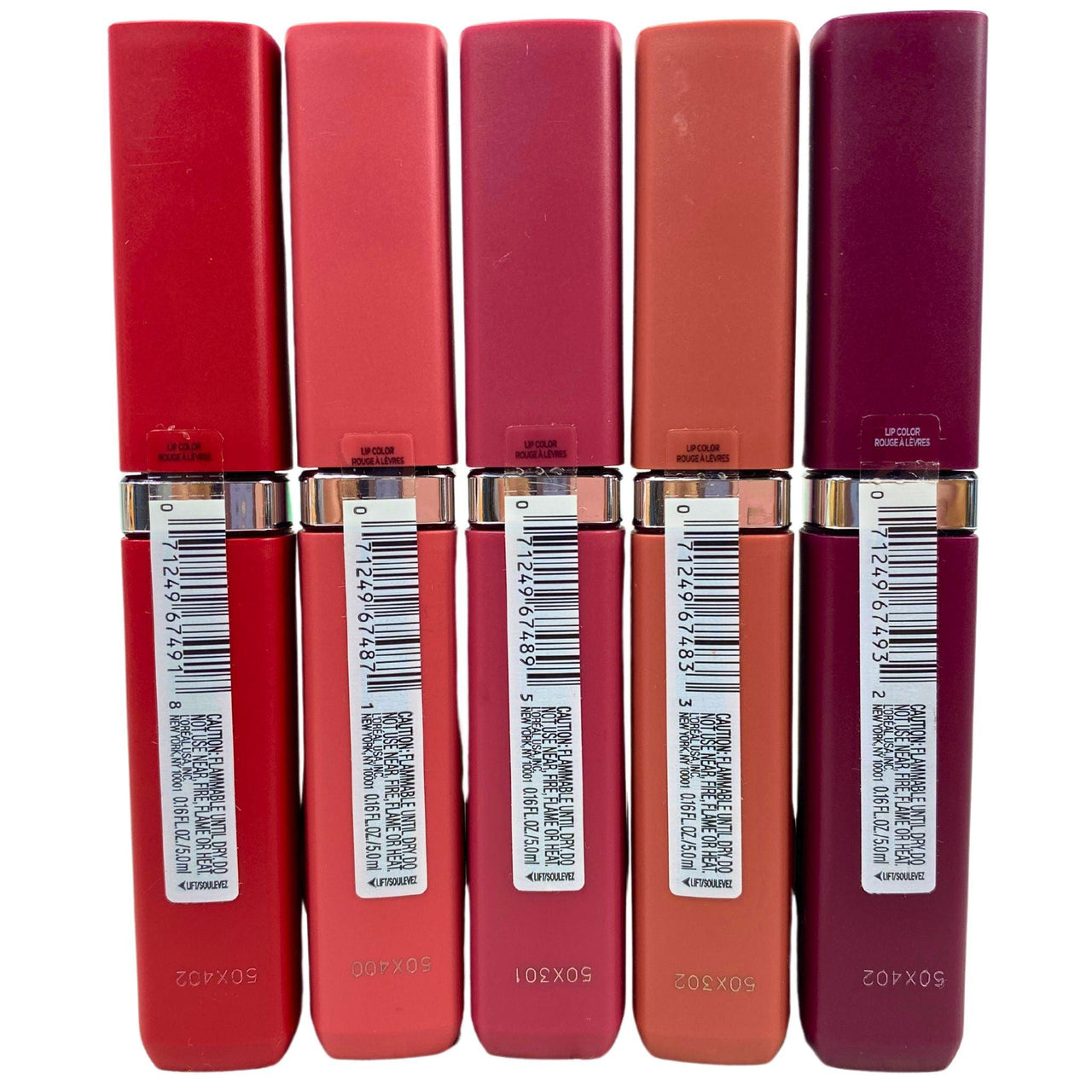 L'Oreal Paris Infallible Matte Resistance Lip Color 0.16OZ Assorted Mix (50 Pcs Lot) - Discount Wholesalers Inc