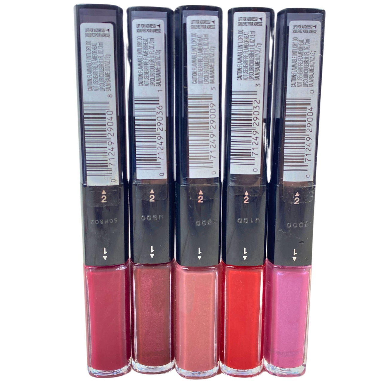 L'Oreal Pro Last 2 Step Lip Color Assorted Colors (50 Pcs Lot) - Discount Wholesalers Inc