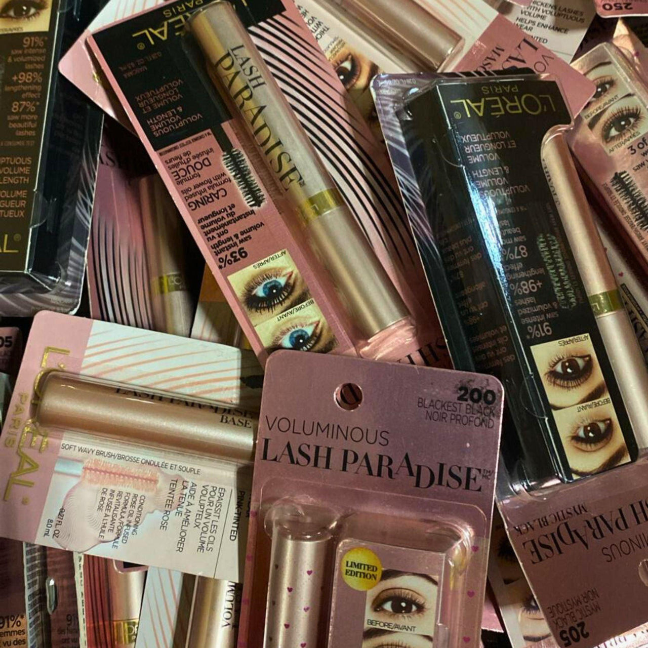 L'Oreal Voluminous Lash Paradise Mascara Mix Assorted Shades (80 Pcs Lot) - Discount Wholesalers Inc