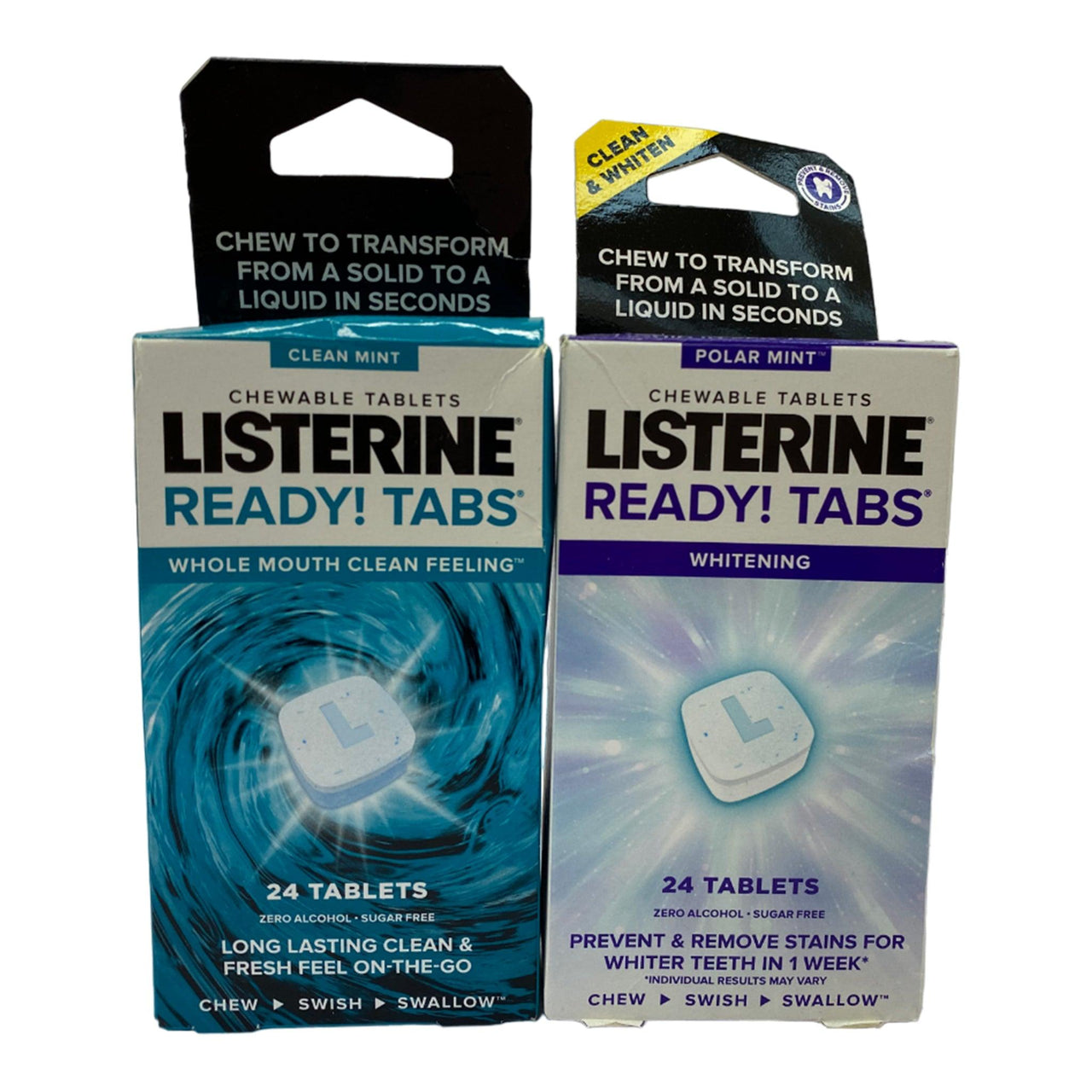 Listerine Ready Tabs 24 Tablets (50 Pcs Box) - Discount Wholesalers Inc