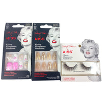 Thumbnail for Marilyn Monroe X KISS MIX Eyelashes & Press on Nails (70 Pcs Lot) - Discount Wholesalers Inc