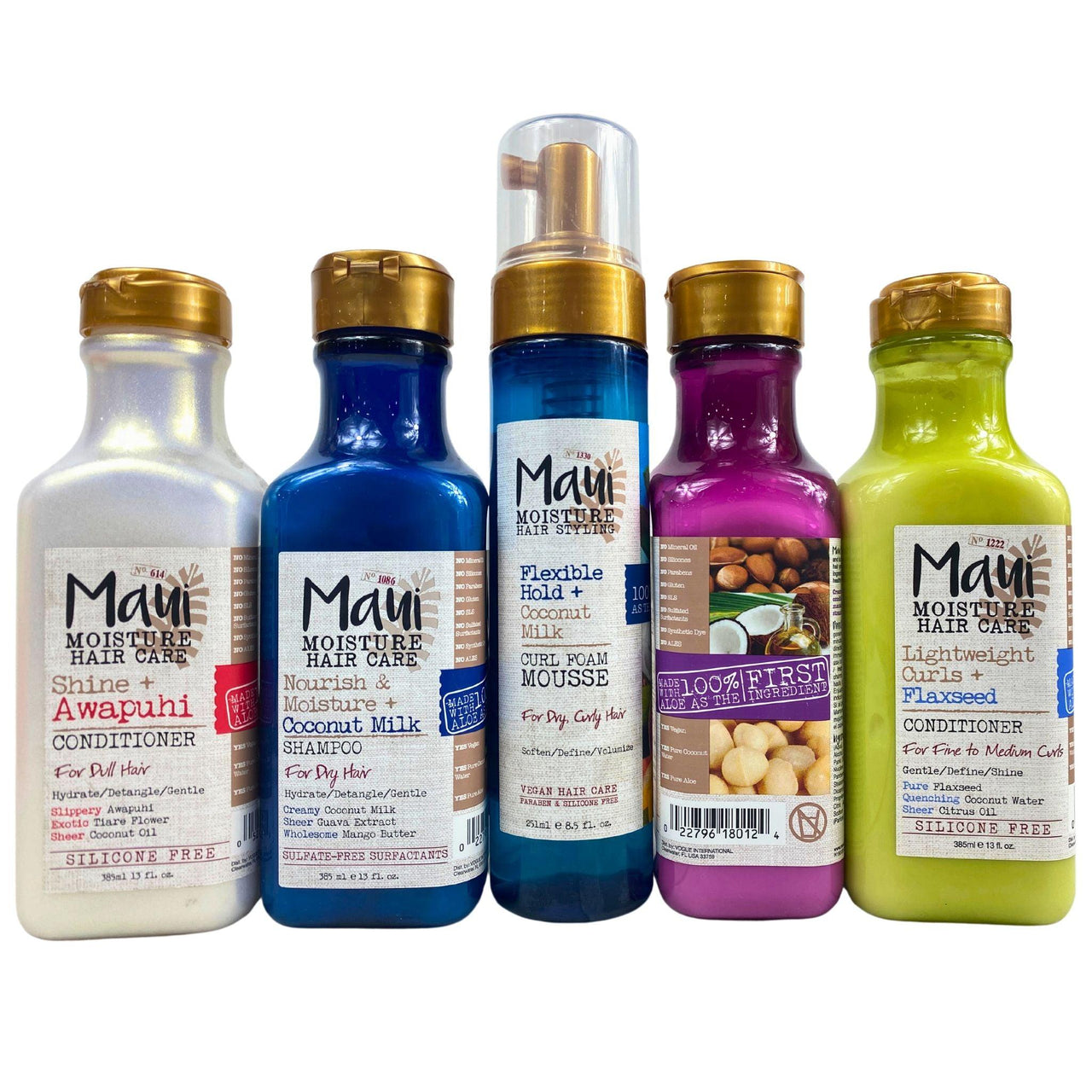 Maui Assorted Hair Care Mix - May Include Shampoo,Conditioner & Mousse (30 Pcs Lot) - Discount Wholesalers Inc