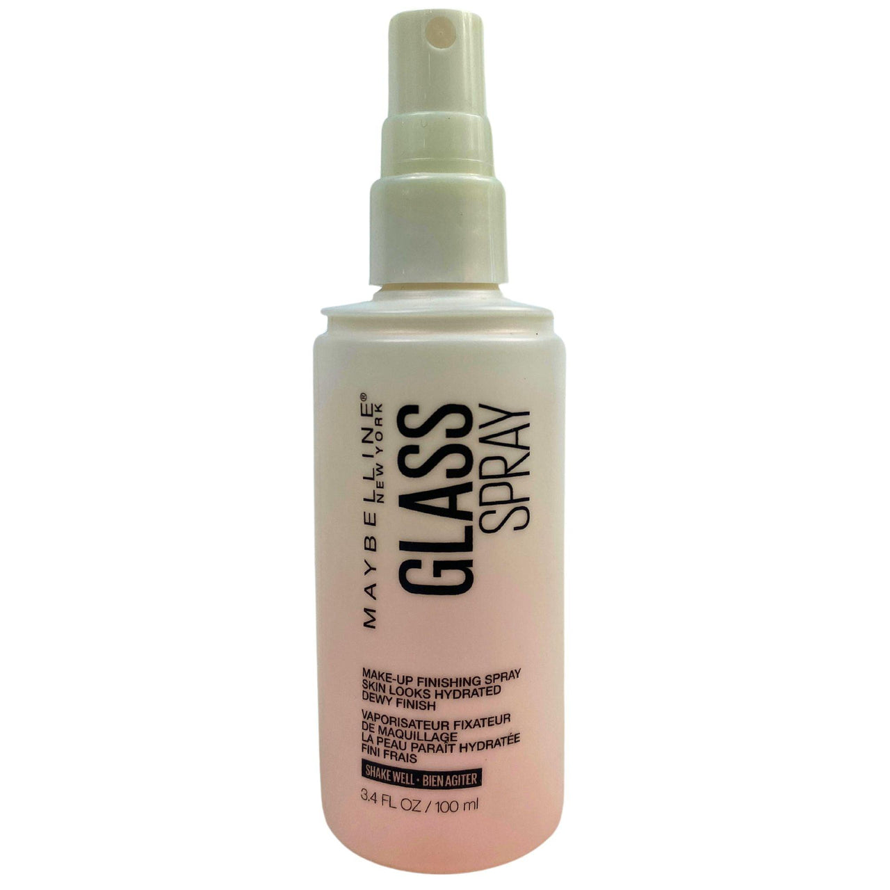 Maybelline Glass Spray Make-up Finishing Spray Skin Looks Hydrated Dewy Finish 3.4oz (70 Pcs Lot) - Discount Wholesalers Inc