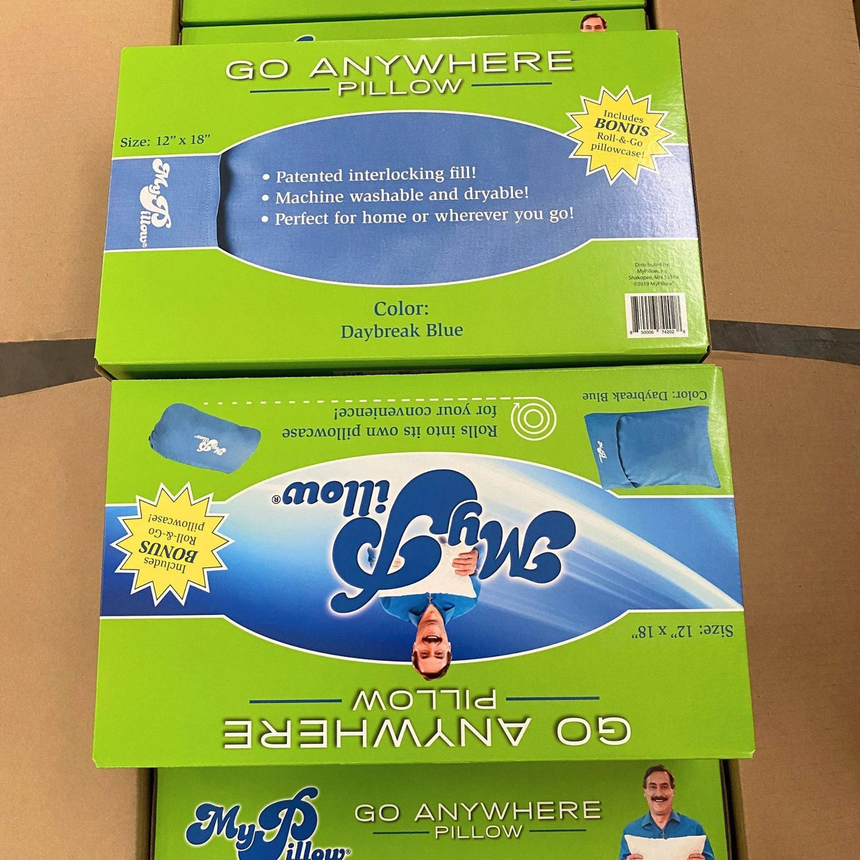 My Pillow Go Anywhere Pillow Includes Bonus Roll & Go Pillowcase (17 Pcs Lot) - Discount Wholesalers Inc