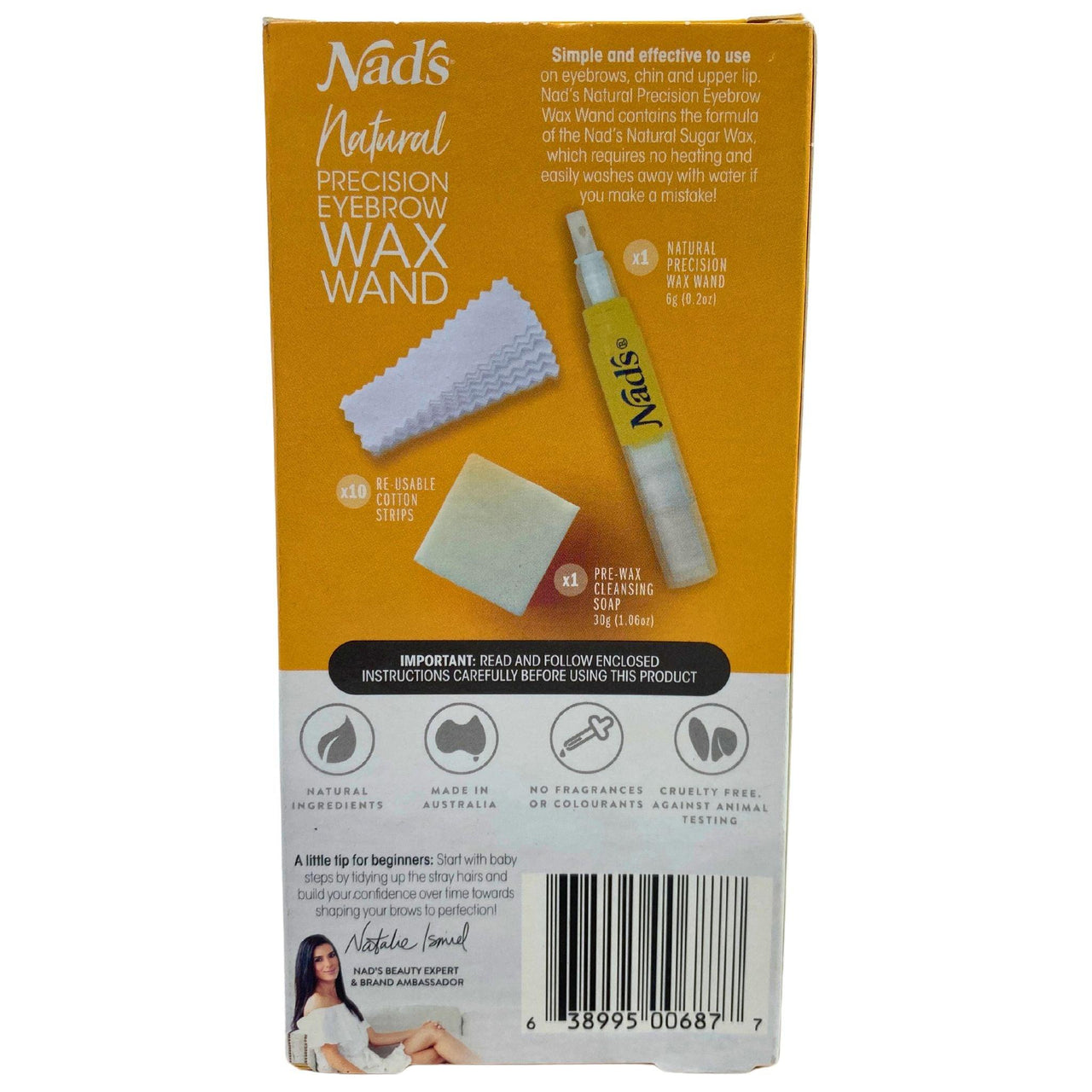 Nads Natural Precision Eyebrow Wax Wand 0.2OZ (50 Pcs Lot) - Discount Wholesalers Inc