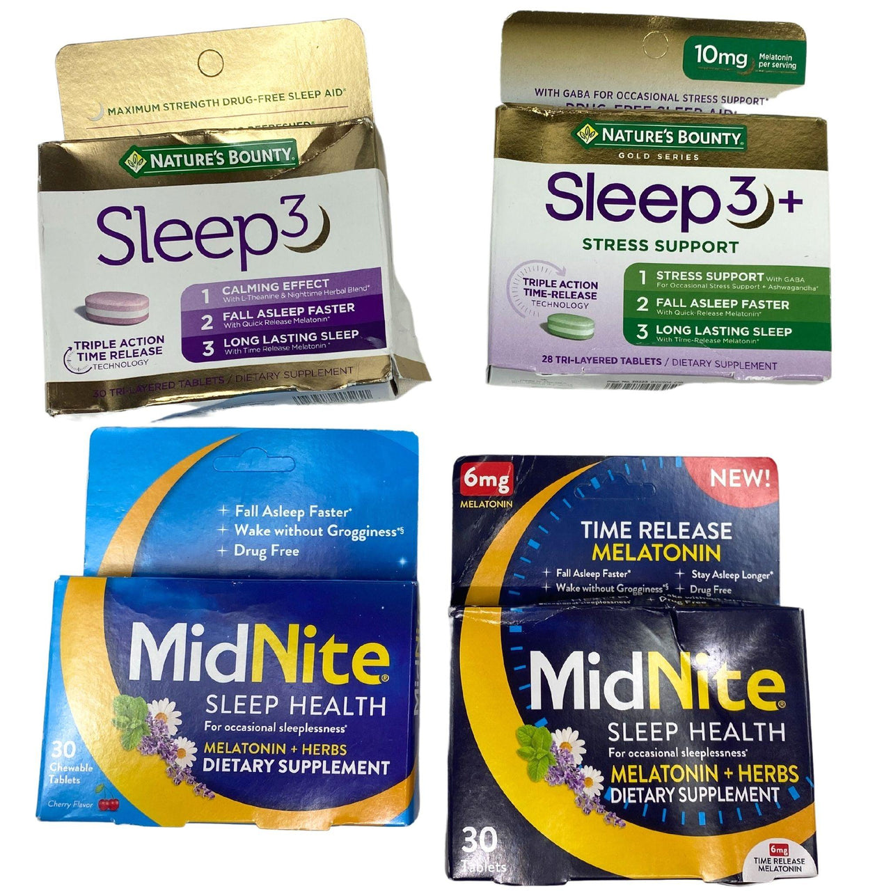 Night Time Assorted Meds (40 Pcs Lot) - Discount Wholesalers Inc