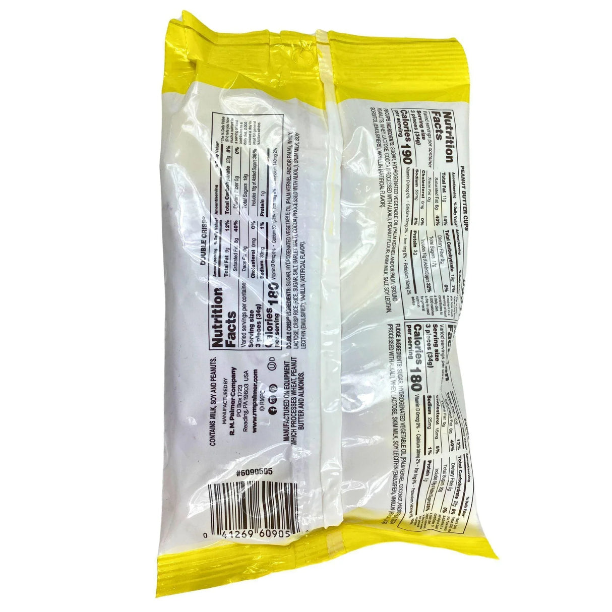 Palmer Making Candy Fun Fun Favorites Chocolaty Assortment in Your Favorite Flavors! Peanut Butter,Double Crisp & Fudge (168 Pcs Lot) - Discount Wholesalers Inc