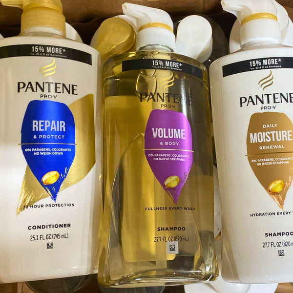 Pantene Shampoo & Conditioner Mix Assorted (23 Pcs Lot) - Discount Wholesalers Inc