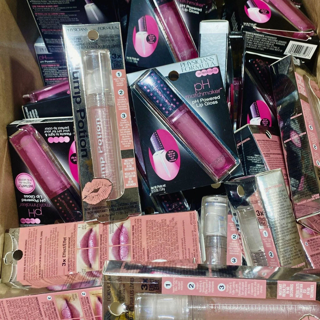 Physicians Formula Lip Plumping & PH Matchmaker PH Powered Lip Gloss (42 Pcs Lot) - Discount Wholesalers Inc