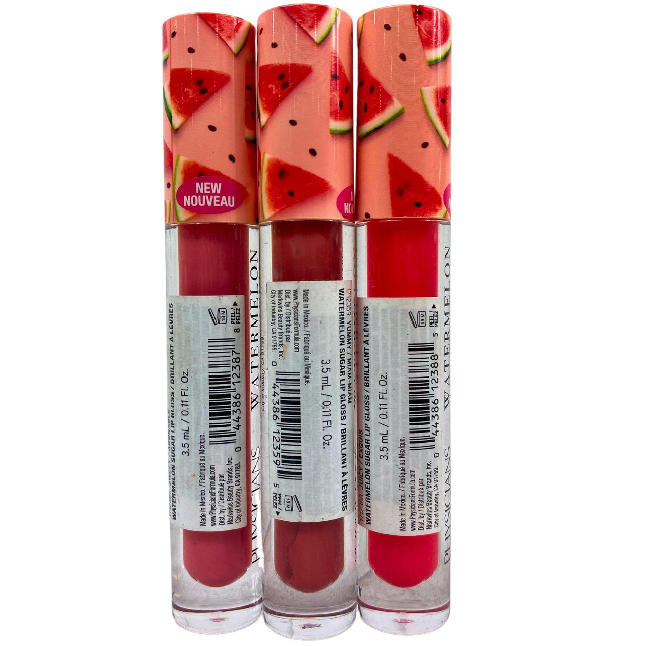 Physicians Formula Watermelon Sugar Lipgloss Mix 0.11oz (50 Pcs Lot) - Discount Wholesalers Inc