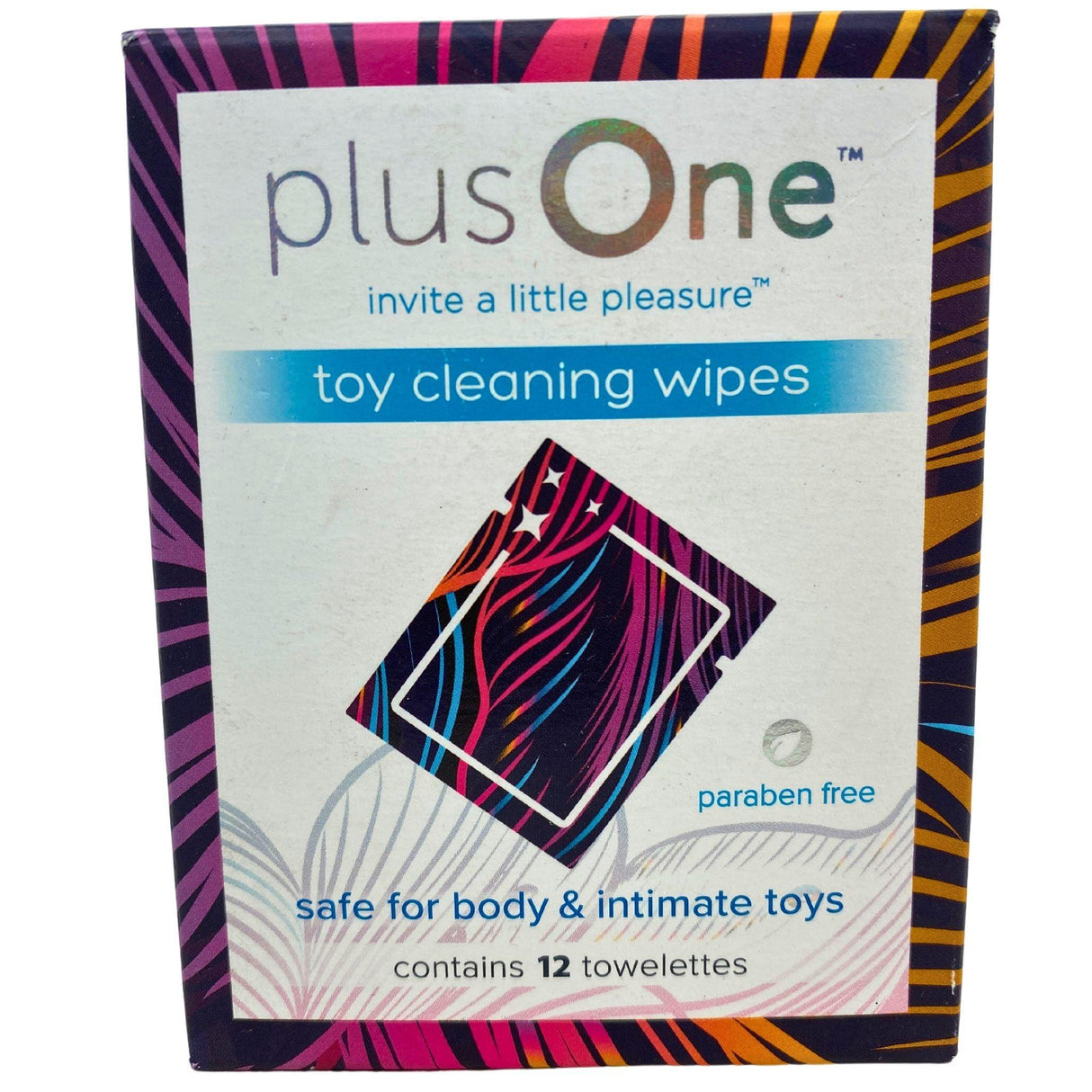 Plus One Toy Cleaning Wipes Paraben Free Safe For Body & Intimate Toys (55 Pcs Lot) - Discount Wholesalers Inc