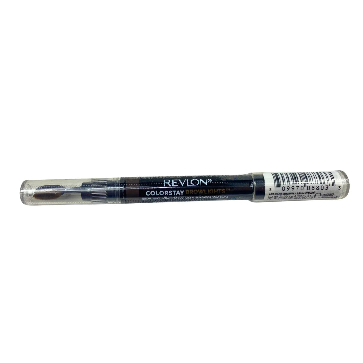 Revlon Colorstay Browlights Brow Pencil 403 Dark Brown 0.038OZ (50 Pcs Lot) - Discount Wholesalers Inc
