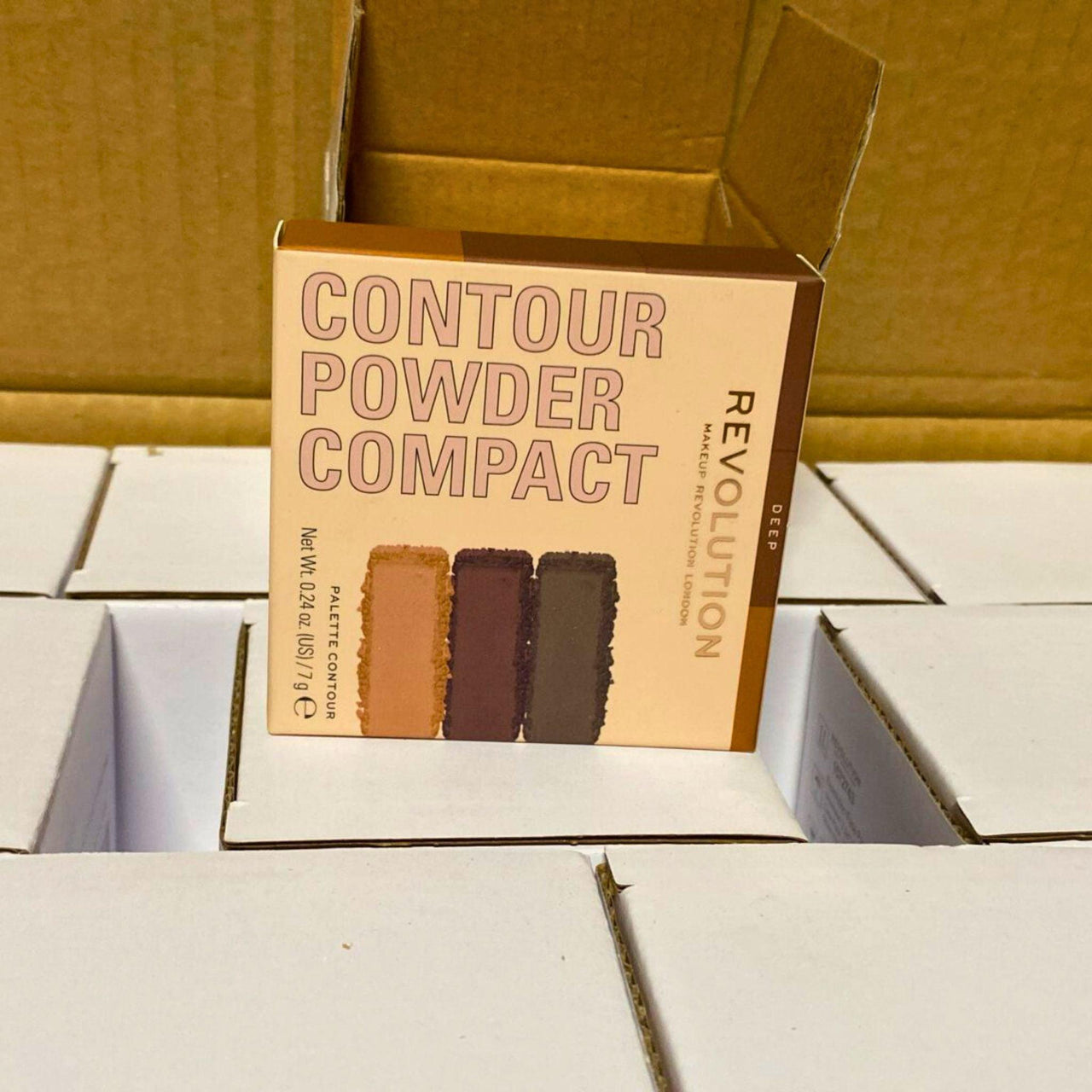 Revolution Contour Powder Compact Deep Palette Contour 0.24OZ (30 Pcs lot) - Discount Wholesalers Inc