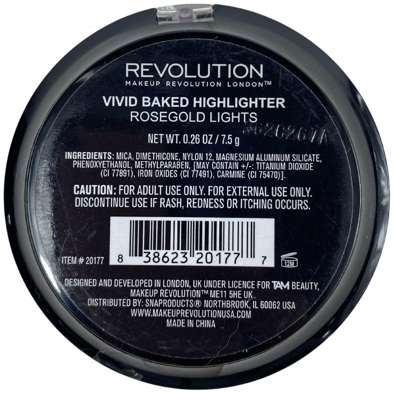 Revolution Vivid Baked Highlighter 0.26OZ Rosegold Lights (72 Pcs Lot) - Discount Wholesalers Inc
